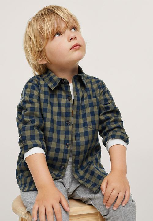 MANGO - Shirt peter - beige & khaki