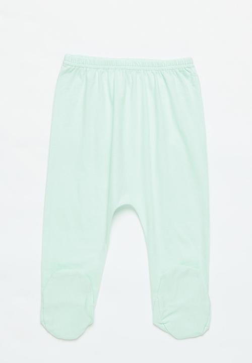 Pop Candy - 3 pack footed leggings - light pink / medium pink / aqua