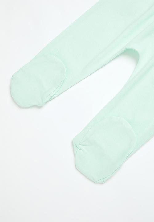 Pop Candy - 3 pack footed leggings - light pink / medium pink / aqua