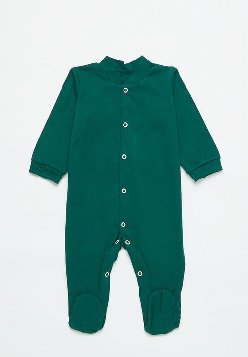 Pop Candy - 3 pack sleepsuit - dark green/mint aqua