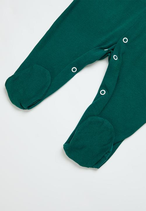 Pop Candy - 3 pack sleepsuit - dark green/mint aqua