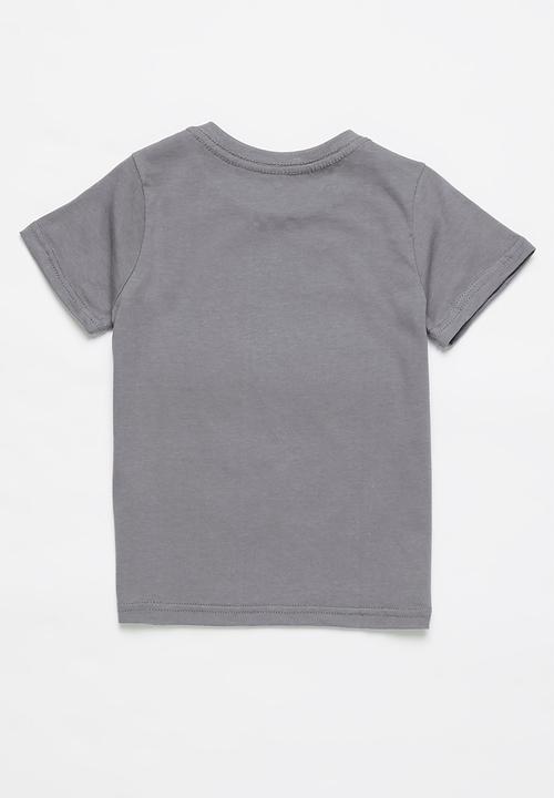 Pop Candy - Boys printed graphic T-shirt - charcoal