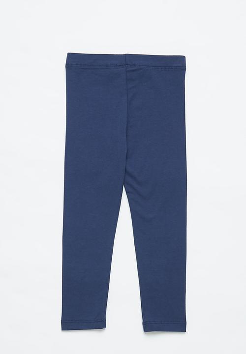Pop Candy - Girls unicorn legging - navy