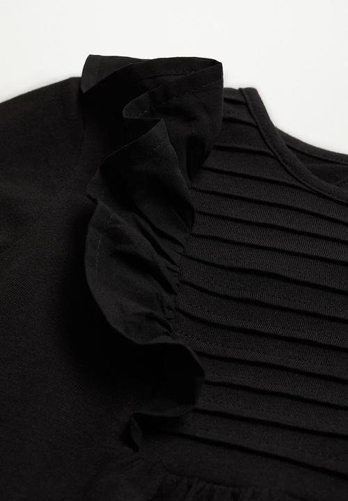 MANGO - T-shirt danae - black