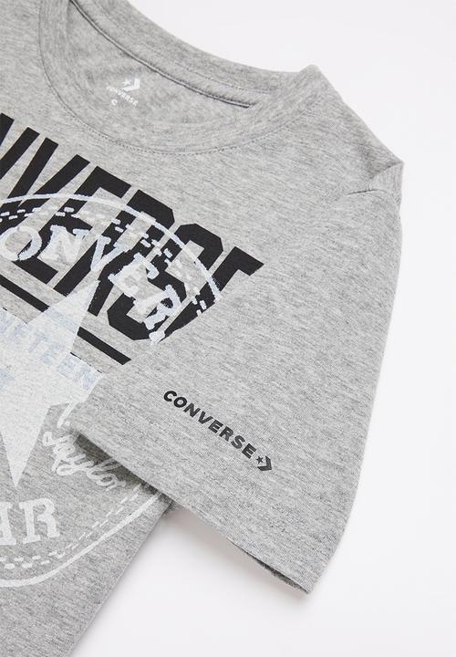 Converse - Cnvb logo all over layout tee - grey