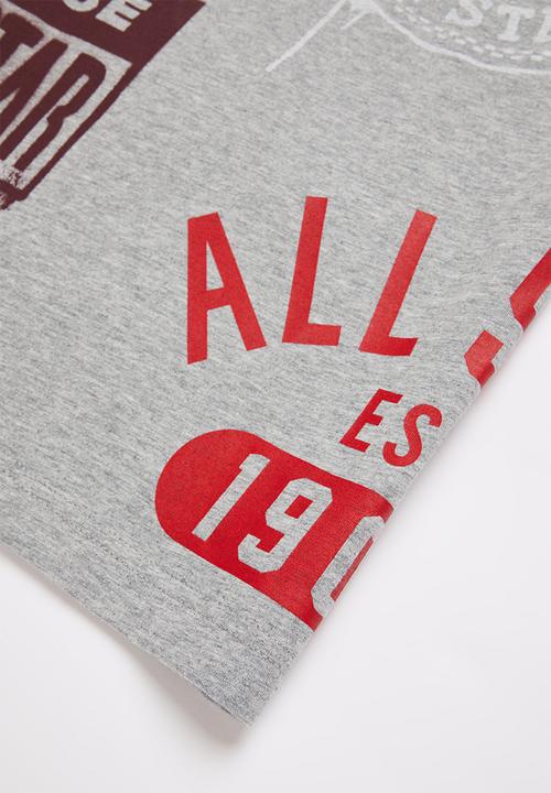 Converse - Cnvb logo all over layout tee - grey