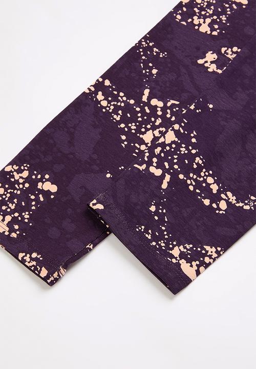 PUMA - Alpha aop leggings g - purple