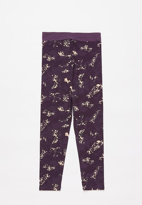 PUMA - Alpha aop leggings g - purple
