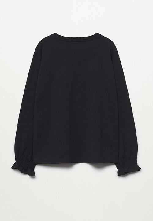 MANGO - T-shirt pillow - black