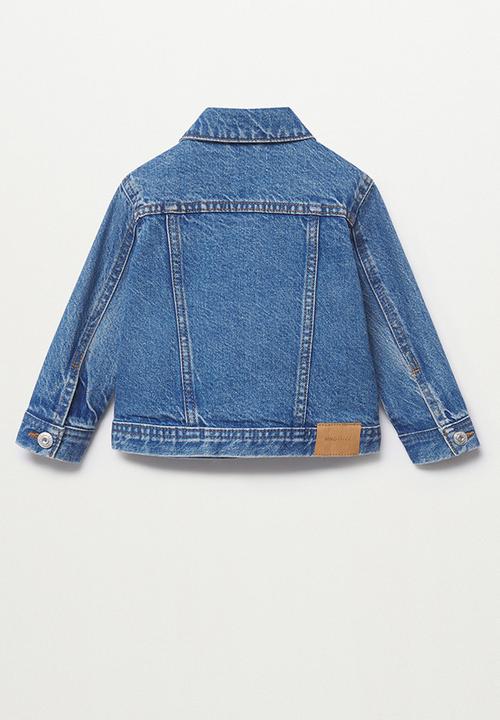 MANGO - Jacket diego - open blue