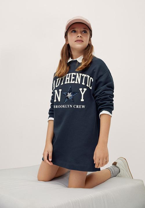 MANGO - Dress newyork - navy