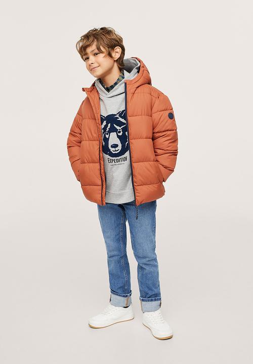 MANGO - Anorak america - orange