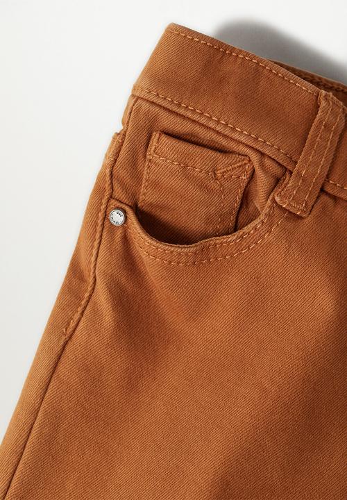 MANGO - Trousers simon - burnt orange