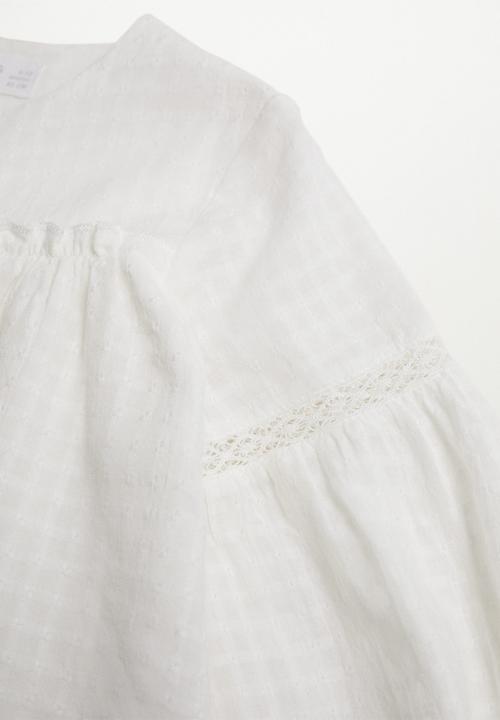 MANGO - Blouse montana - white