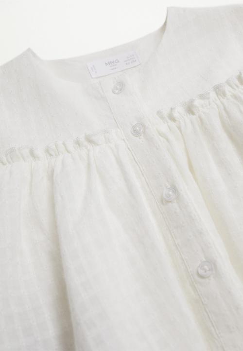 MANGO - Blouse montana - white