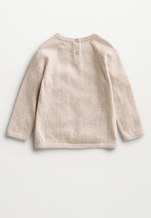 MANGO - Sweater nido1 - light brown