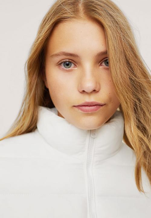 MANGO - Anorak aliteen - white