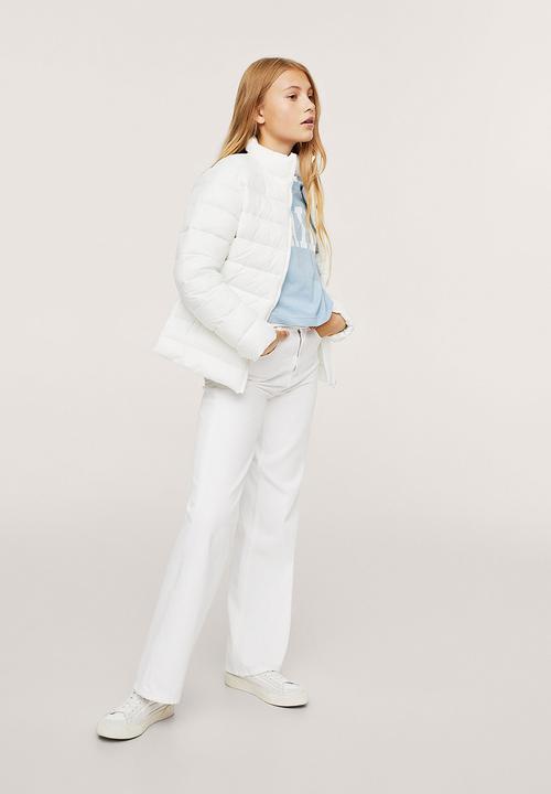 MANGO - Anorak aliteen - white