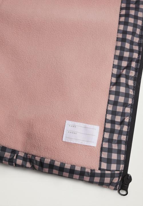 MANGO - Anorak ali - pink & black 