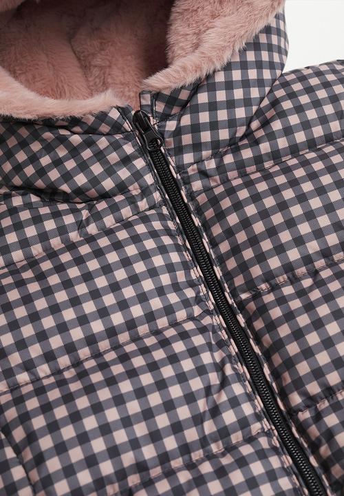 MANGO - Anorak ali - pink & black 