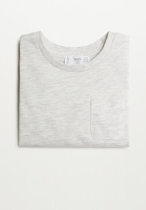 MANGO - T-shirt marcos1 - grey