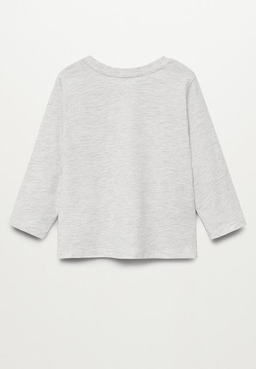 MANGO - T-shirt marcos1 - grey