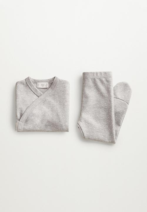 MANGO - Pyjamas litus set - grey