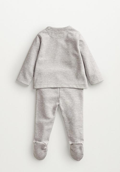 MANGO - Pyjamas litus set - grey