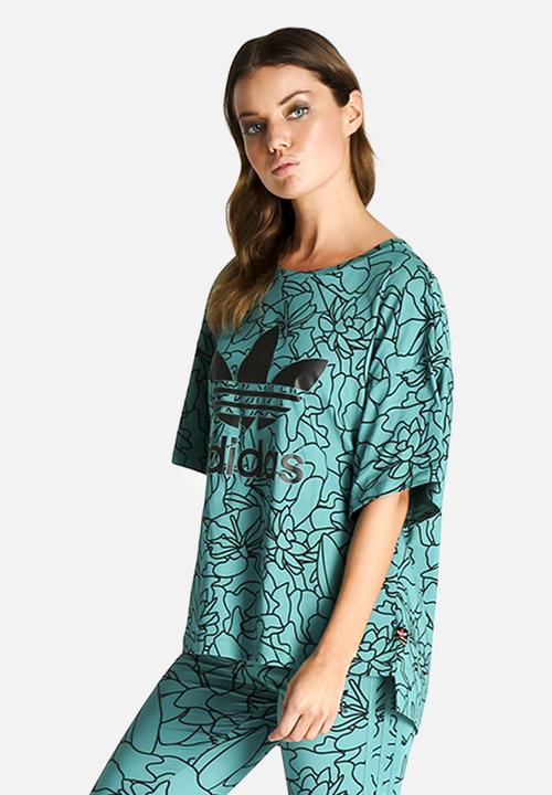 adidas Originals - Dear Baes Collegiate Aqua Tee