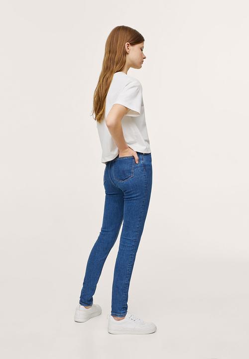 MANGO - Jeans skinny - blue