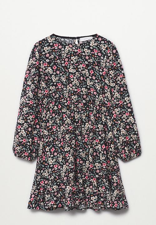 MANGO - Dress tulip - black