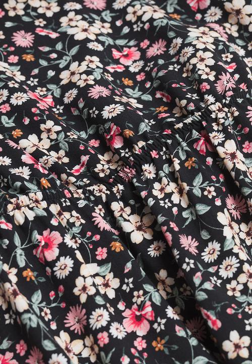 MANGO - Dress tulip - black