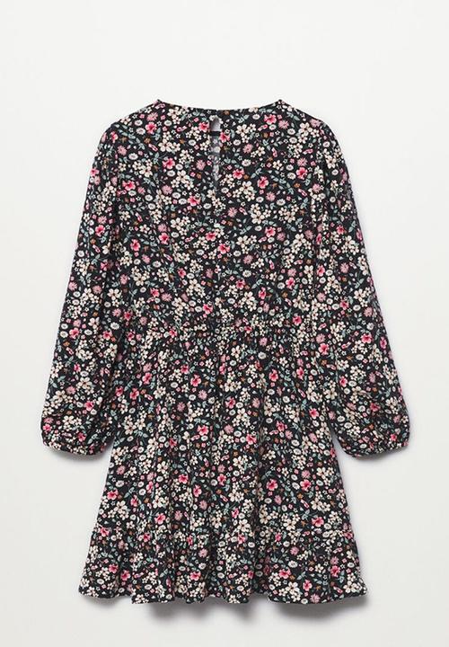 MANGO - Dress tulip - black
