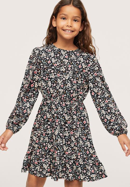 MANGO - Dress tulip - black