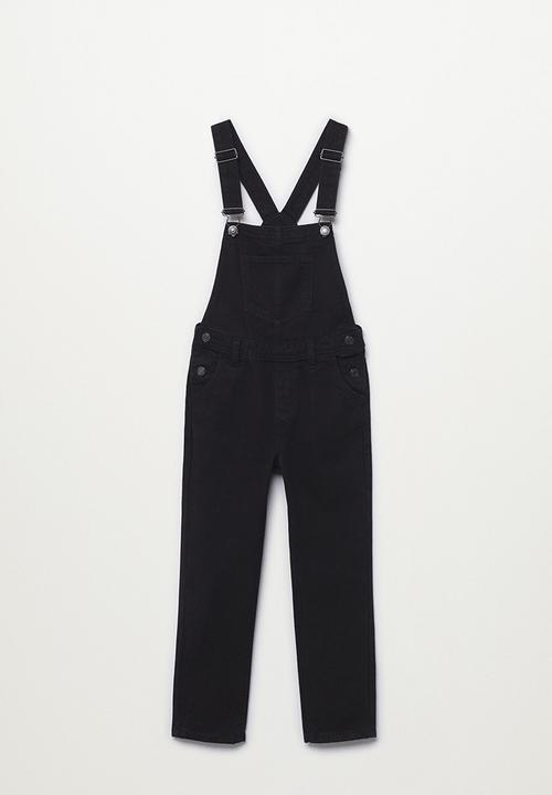 MANGO - Dungarees amara - black