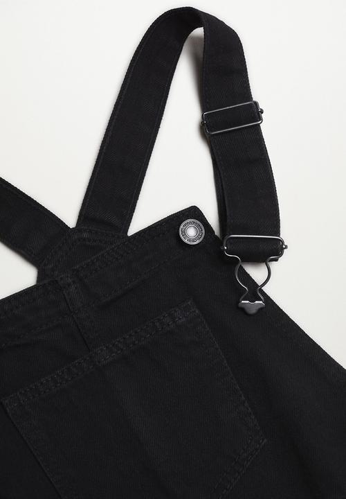 MANGO - Dungarees amara - black