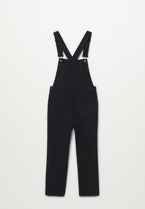 MANGO - Dungarees amara - black