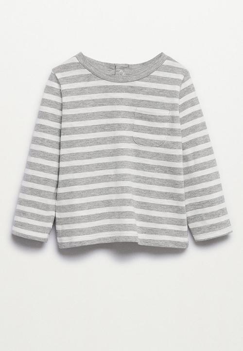 MANGO - T-shirt ivan1 - gray