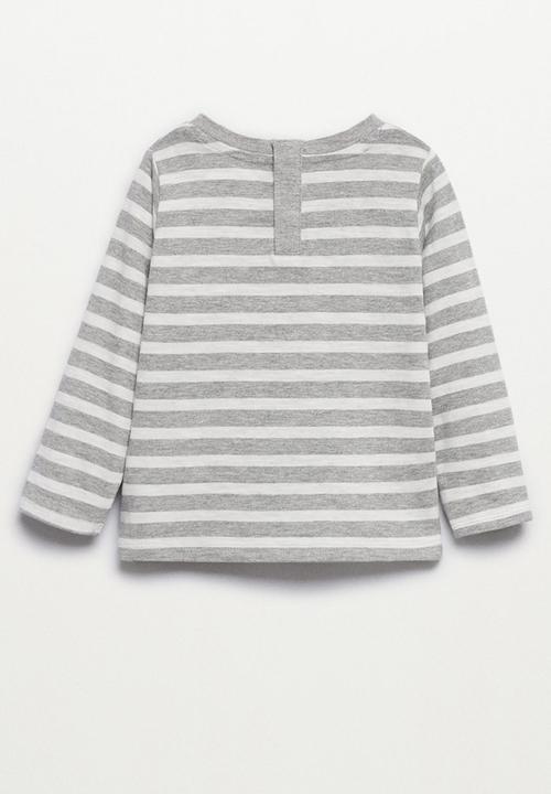 MANGO - T-shirt ivan1 - gray