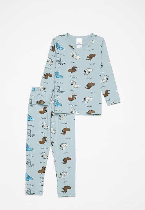 Pop Candy - Boys aop pyjama set - blue