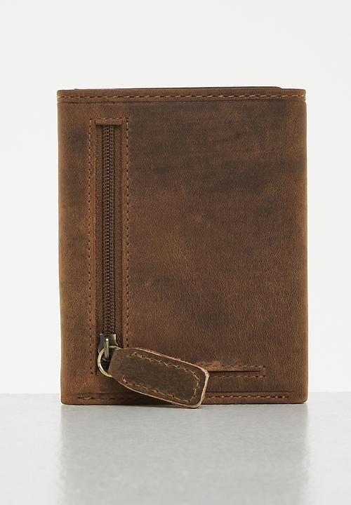 POLO - Trifold wallet - brown 