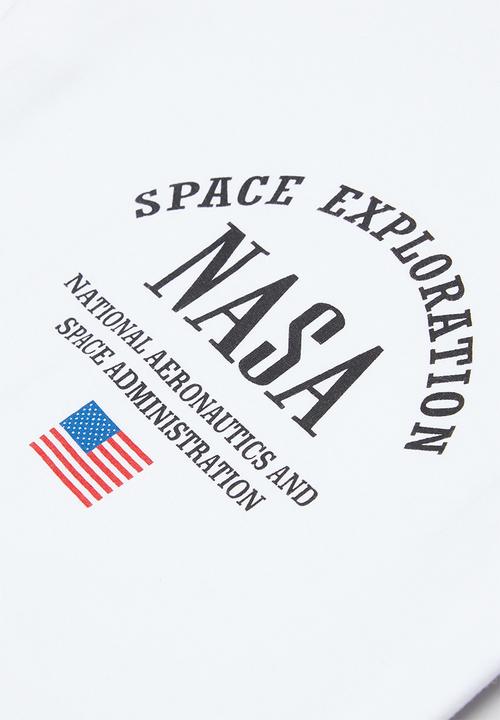 Superbalist - Boys nasa graphic tee - white
