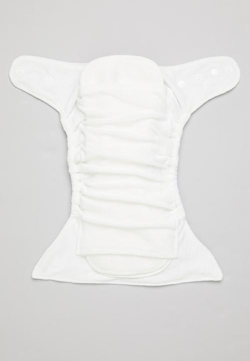 Bamboo Baby - Fancypants originals pocket nappy - bamboo insert - coconut