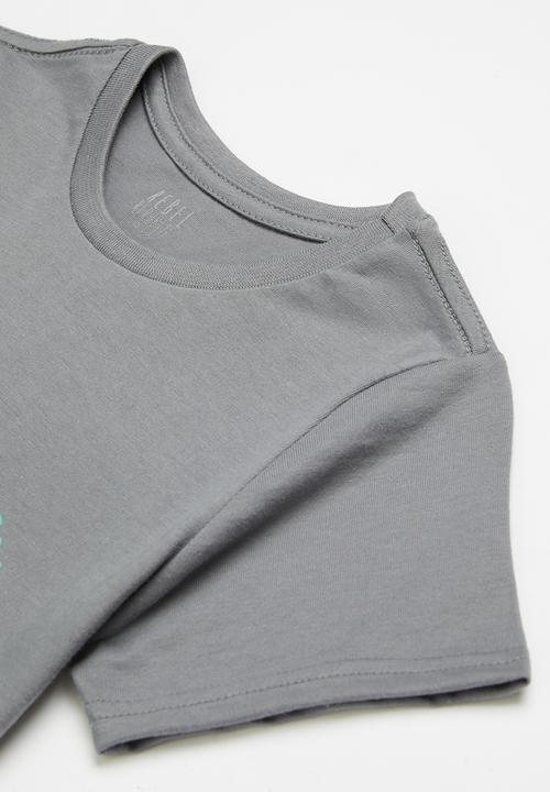 Rebel Republic - Boys graphic tee - grey