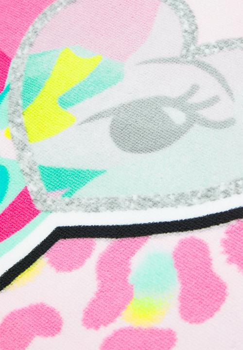 Character Group - Wild child beach towel - pink