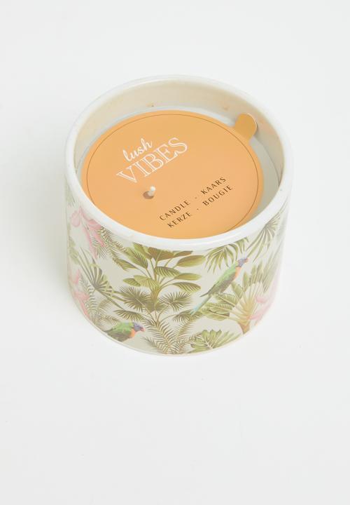 H&S - Habana print lush ceramic candle