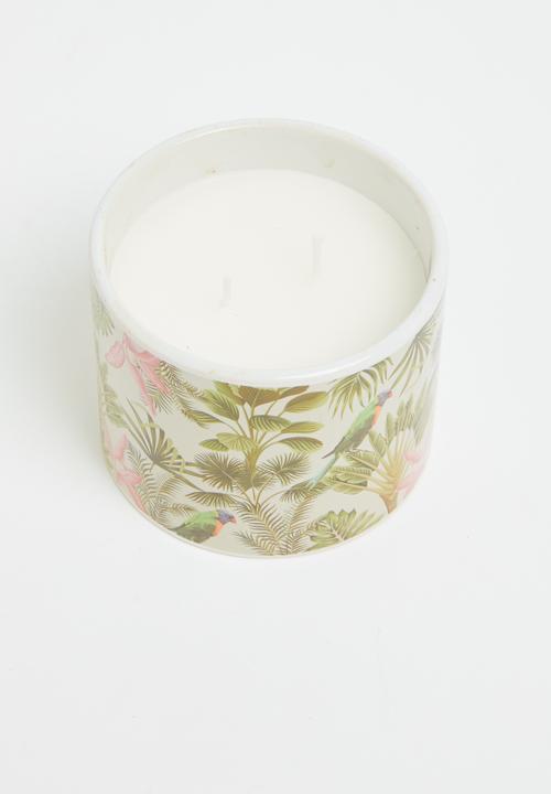 H&S - Habana print lush ceramic candle