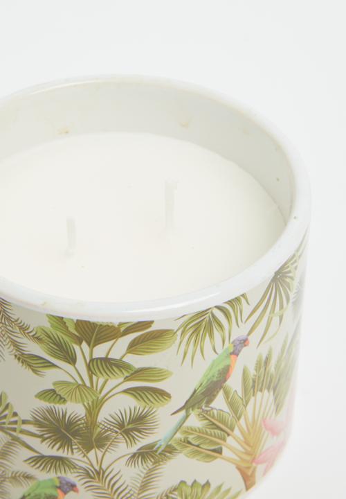 H&S - Habana print lush ceramic candle