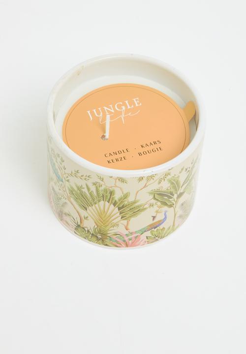 H&S - Habana print jungle ceramic candle 