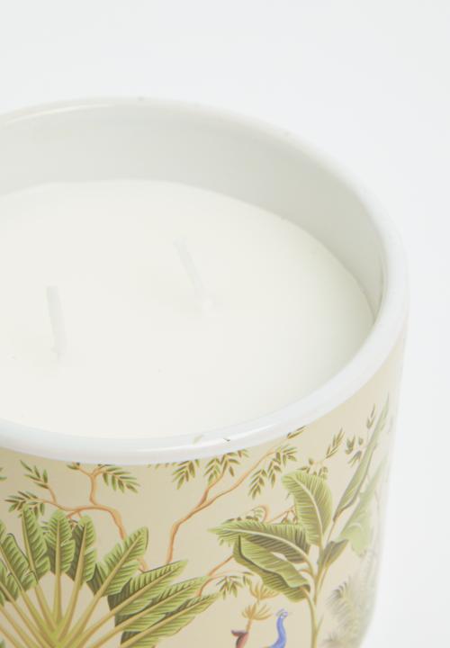 H&S - Habana print jungle ceramic candle 